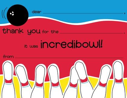 On Strike Kids Bowling Invitations