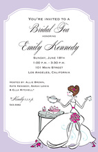 Served By Beautiful Tea Bride Invitations