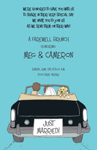 Tropical Beach House Couple Shower Invitations