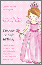 African American Princess Castle Invitations