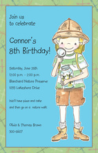 Explorer Boy Invitation