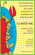 Lobster Boil Madness Invitation