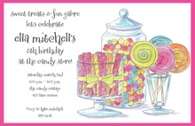 Candy Buffet Invitations