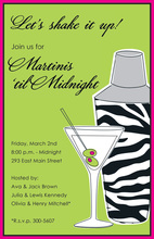 Wild Special Martini Invitation