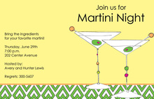 Martini Night Invitations