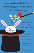 Alice's Rabbit Birthday Invitations