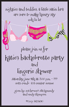 Hangin' the Dainties Invitation