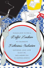 Graduation Placesetting Luncheon Invitations