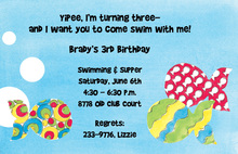 Primary Fish Ocean Invitation