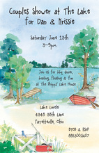 Cozy Lounging Poolside Summer Invitations