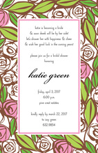 Garden Blooms Luncheon Invitations