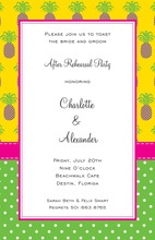 Pineapple Tropical Drink Invitations