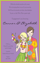 Island Tropical Couple Invitations