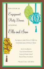 Casual Outdoor Party Lanterns Invitation