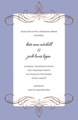 Formal Trendy Milan Pink Invitation