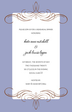 Legendary Scroll Pattern Invitations