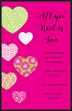 Zippy Heart Invitation