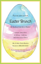 Egg Hunts Easter Chicks Invitation