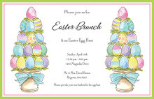 Egg Hunts Easter Chicks Invitation