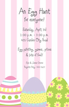 Egg Stripe Invitation