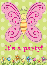 Bugs to Butterflies Invitations