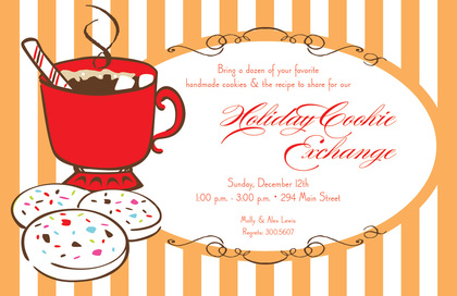 Delicious Cocoa Sweets Invitation