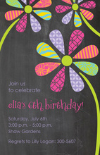 Floral Petals Simple Invitations