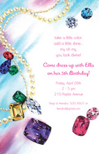 Sparkling Jewel Case Invitations