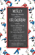 Football Chalkboard Invitations