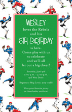 Football Everywhere Invitations