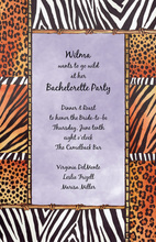 Lavender Safari Life Invitations