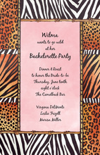 Pink Safari Life Invitations