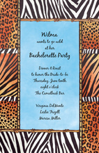 Animal Skin Spirit Invitations