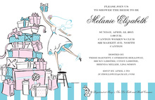 Wedding Present Stack Shower Invitations