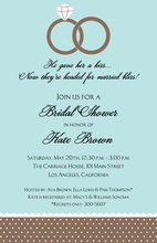 Ring Bling Diamond Evening Invitation