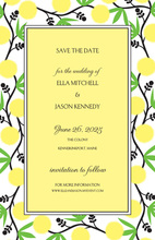 Sunny Vine Borders Invitation