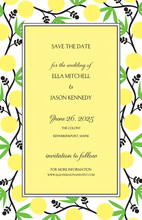 Sunny Vine Borders Invitation