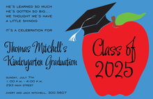 Graduation Apple Invitation