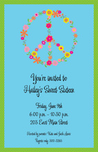 Peace Sign Invitation