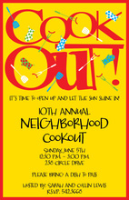 Cook Out Invitation