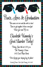 Graduation Peace Invitation
