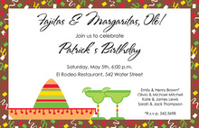 Colorful Mexican Place Setting Invitation