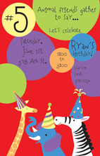 Jumbo The Elephant Invitations