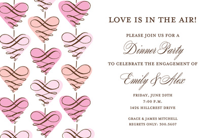 Magnificent Hanging Love Invites