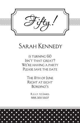 Bookplate Blue Invitation