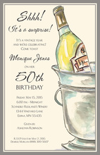 Modern Wine Stock The Bar Invitations