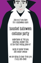 Halloween Ghosts Out Of Town Invitation