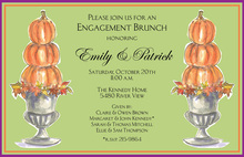 Vibrant Autumn Leaves Invitation