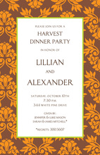 Wheat Harvest Autumn Invitations