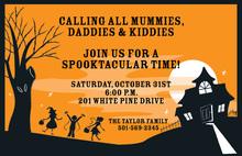 Freaks Come-Out Halloween Invitations